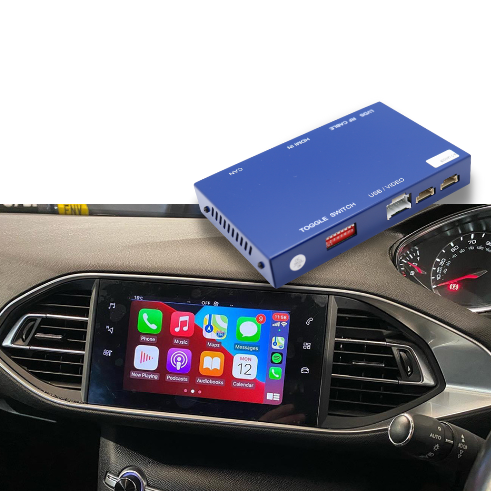 CarPlay- und Android Auto-Nachrüstlösungen für Citroen / Peugeot