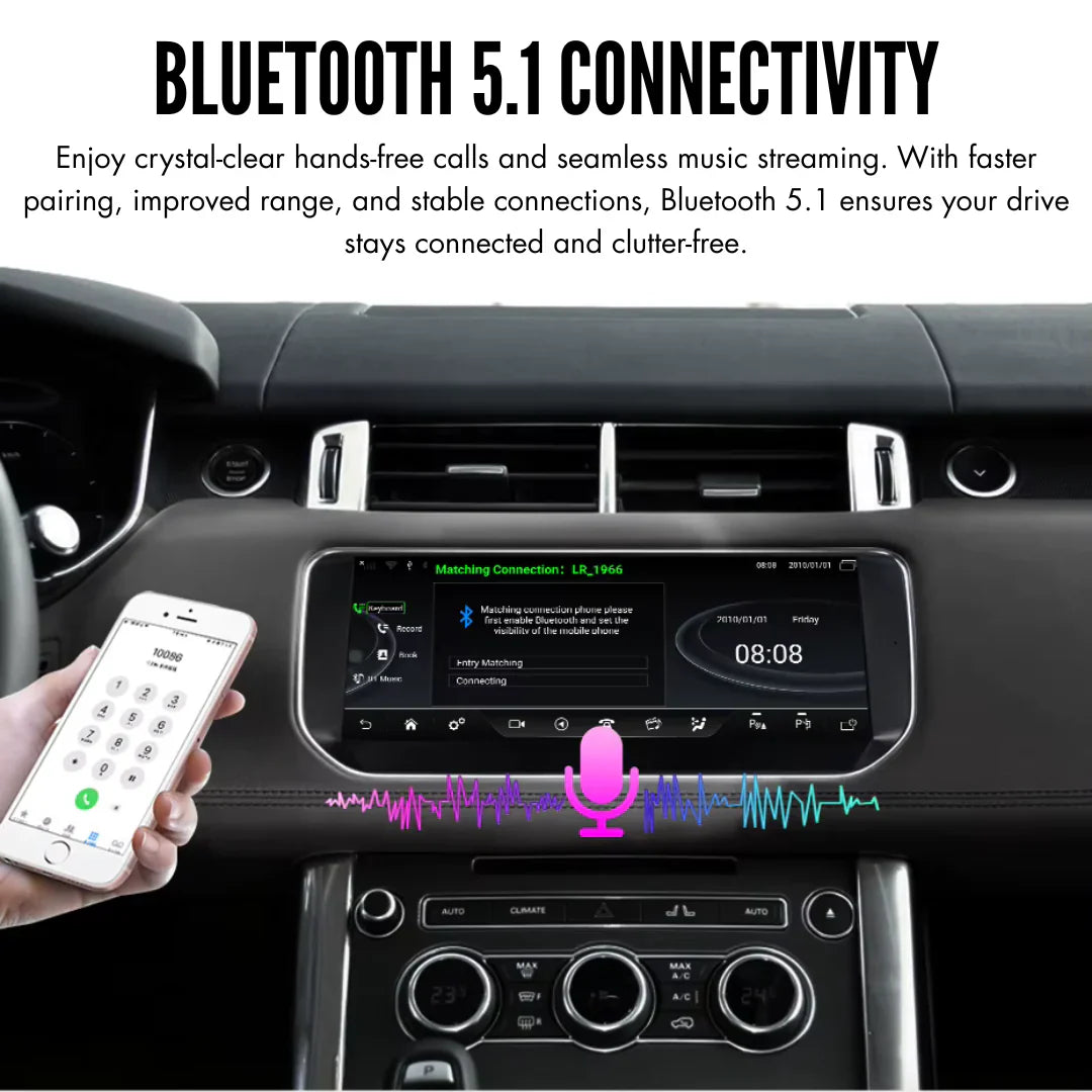 Range Rover | Sport Vogue 13,3 Zoll | 2013–2017 | Android 14 Autoradio | Apple CarPlay | Android Auto | Land Rover - AutoMedia.at