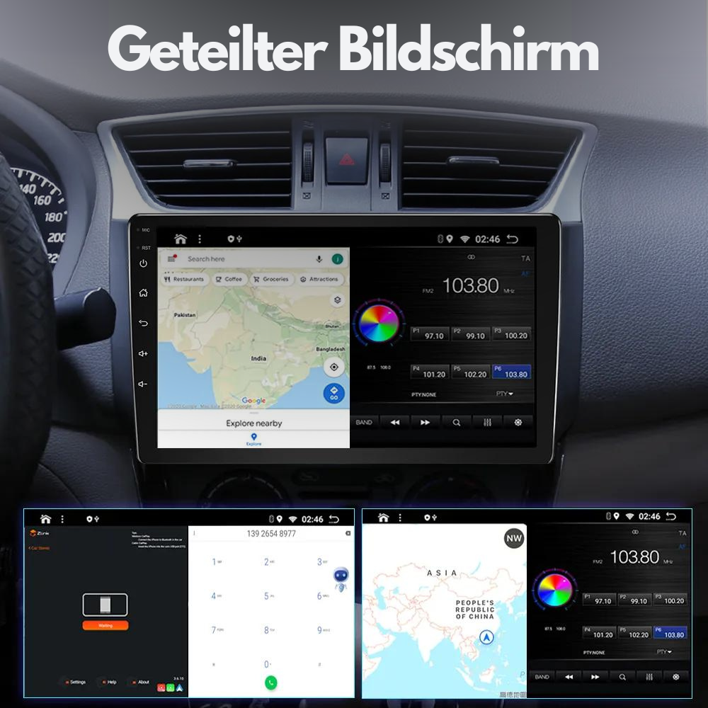 BMW 3 4 2011-2019 Series F30 F31 F32 F33 F34 F36 Android 13 CarPlay & Android Auto Autoradio NBT EVO - AutoMedia.at