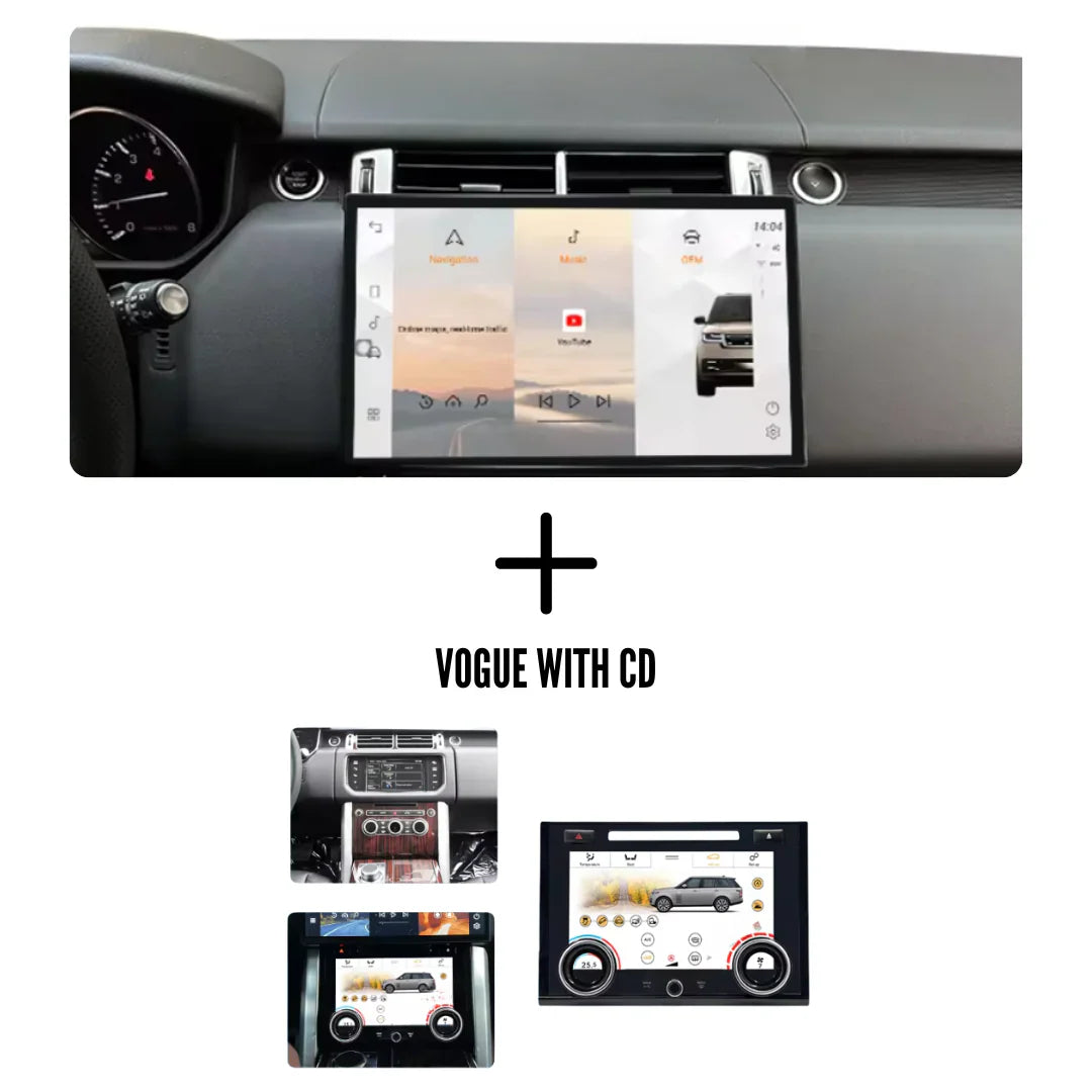 Range Rover | Sport Vogue 13,3 Zoll | 2013–2017 | Android 14 Autoradio | Apple CarPlay | Android Auto | Land Rover - AutoMedia.at