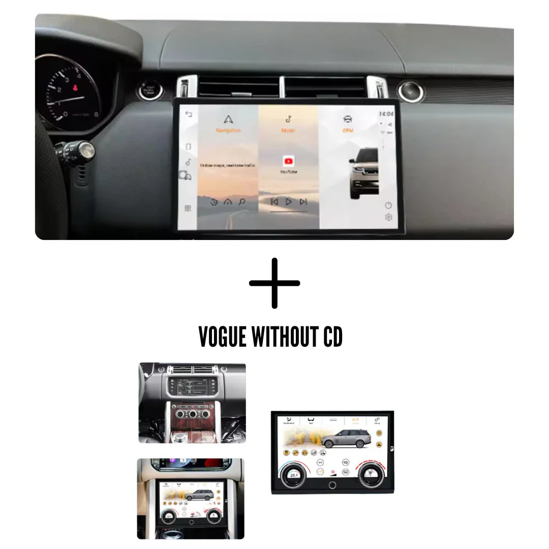 Range Rover | Sport Vogue 13,3 Zoll | 2013–2017 | Android 14 Autoradio | Apple CarPlay | Android Auto | Land Rover - AutoMedia.at