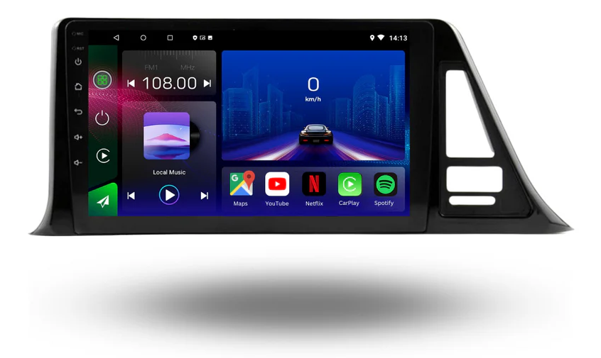 Toyota CH-R | 2016-2019 | Android 13 Autoradio | Apple CarPlay | Android Auto - TechVoyage