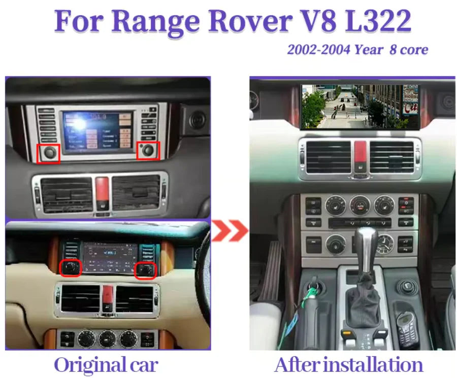 Range Rover L322 | 2002-2012 | Android 14 Autoradio | Apple CarPlay | Android Auto | Land Rover - AutoMedia.at