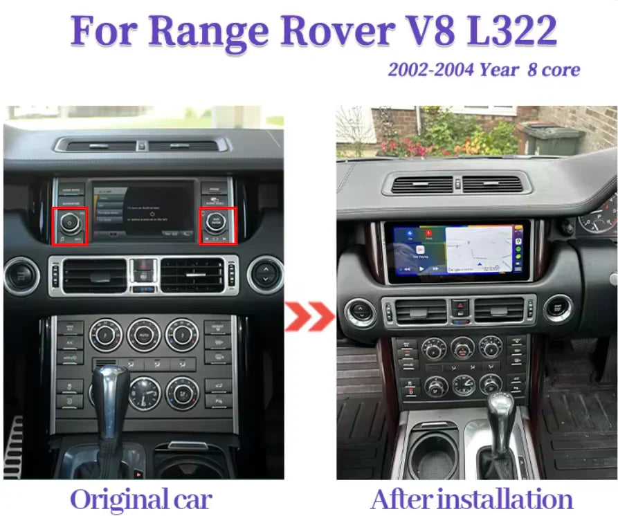 Range Rover L322 | 2002-2012 | Android 14 Autoradio | Apple CarPlay | Android Auto | Land Rover - AutoMedia.at