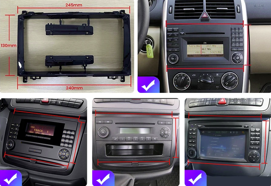 Mercedes Sprinter | VW Crafter | Android 13 Autoradio | Apple CarPlay | Android Auto